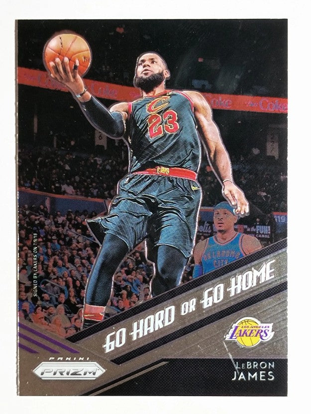 2018-19 Panini Prizm Go Hard or Go Home #2 LeBron James