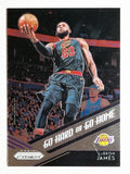 2018-19 Panini Prizm Go Hard or Go Home #2 LeBron James
