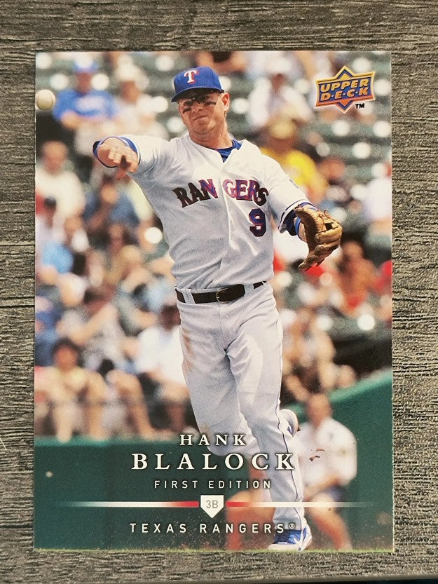 2008 Upper Deck First Edition #179 Hank Blalock