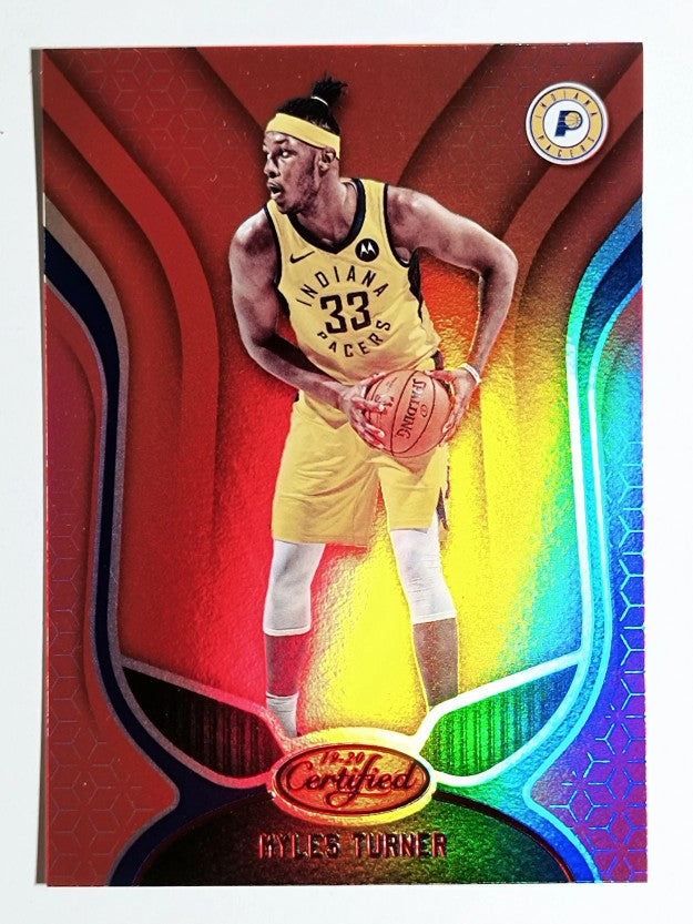 2019-20 Certified Mirror Red #54 Myles Turner