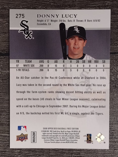 2008 Upper Deck First Edition #275 Donny Lucy