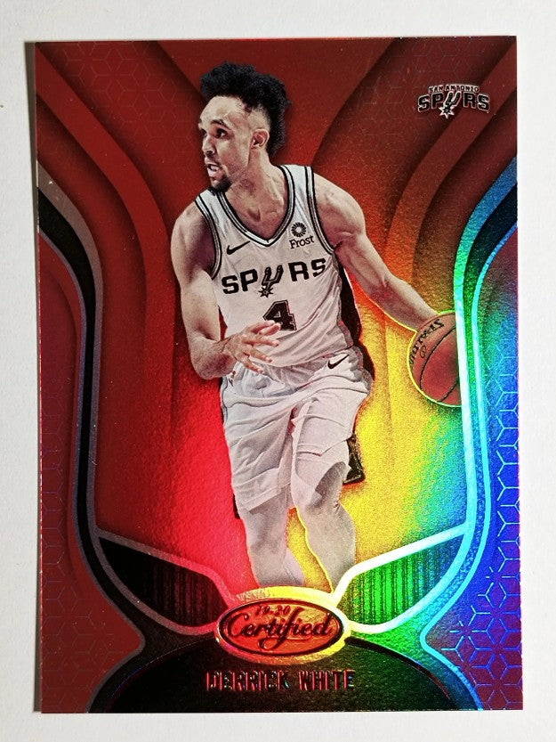 2019-20 Certified Mirror Red #37 Derrick White
