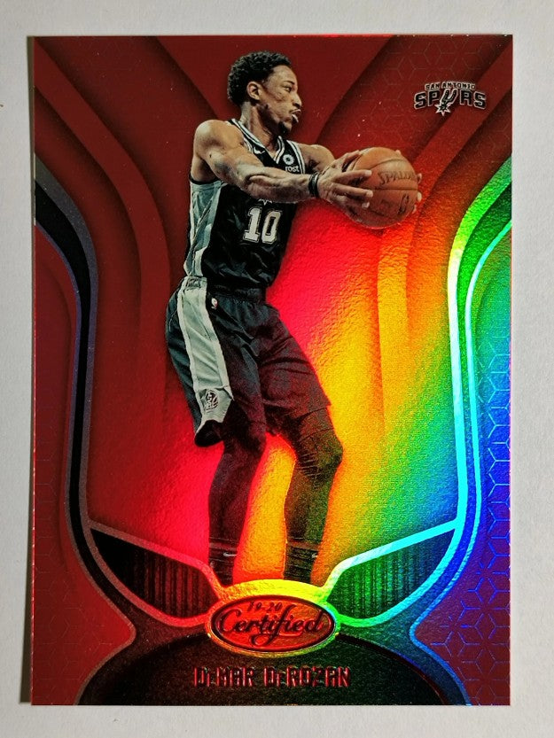 2019-20 Certified Mirror Red #35 DeMar DeRozan