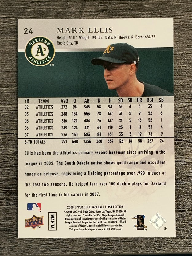 2008 Upper Deck First Edition #24 Mark Ellis
