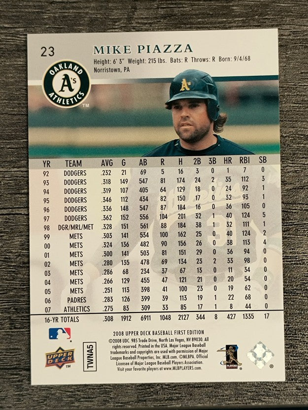 2008 Upper Deck First Edition #23 Mike Piazza