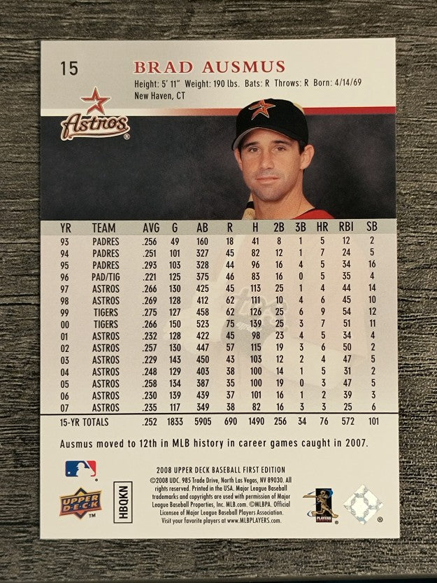 2008 Upper Deck First Edition #15 Brad Ausmus