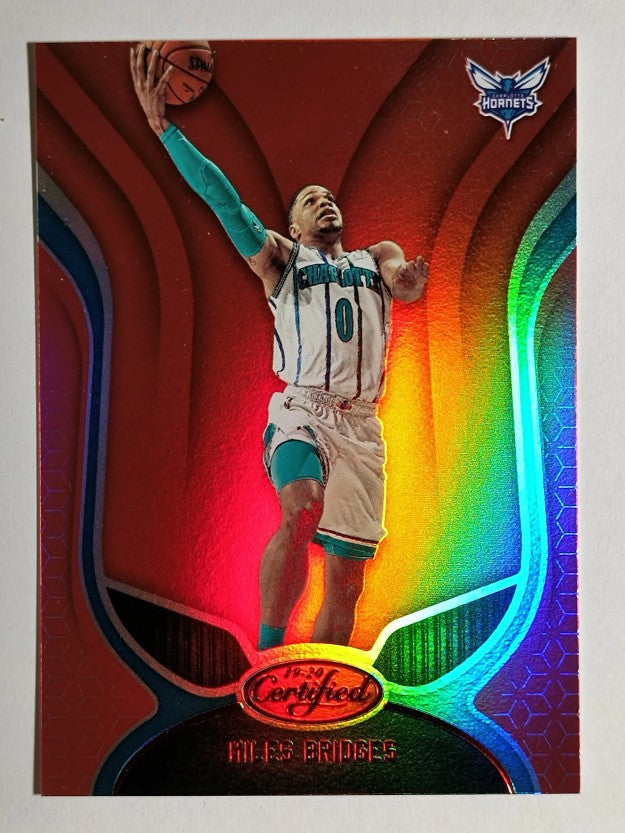 2019-20 Certified Mirror Red #4 Miles Bridges