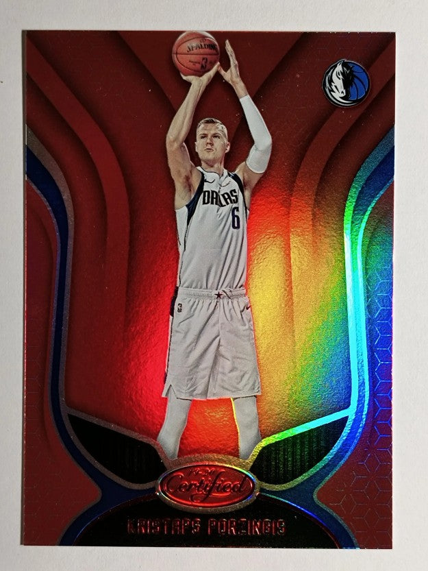 2019-20 Certified Mirror Red #23 Kristaps Porzingis