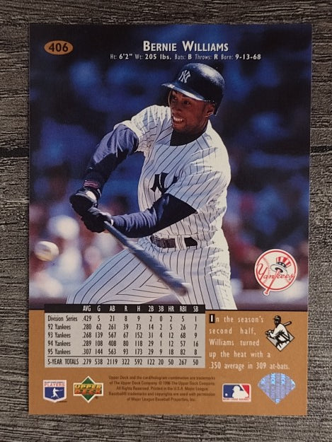 1996 Upper Deck #406 Bernie Williams