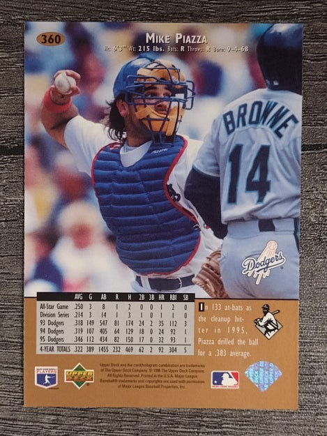 1996 Upper Deck #360 Mike Piazza