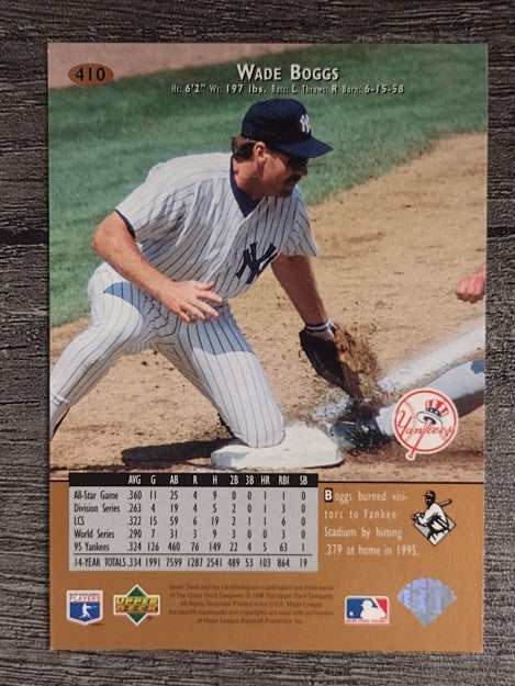 1996 Upper Deck #410 Wade Boggs