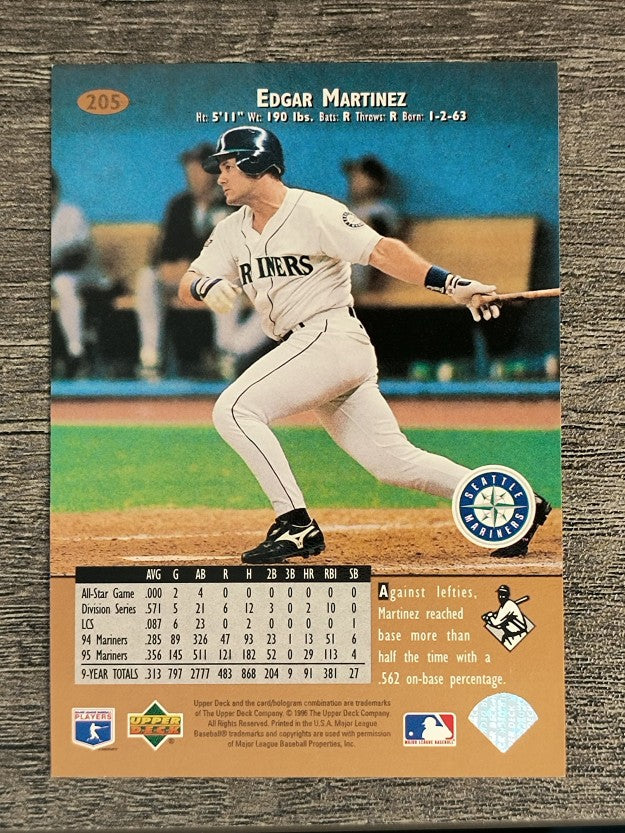 1996 Upper Deck #205 Edgar Martinez