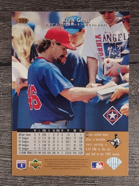 1996 Upper Deck #208 Kevin Gross