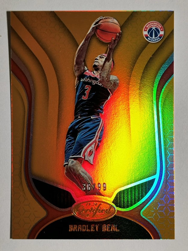 2019-20 Certified Mirror Orange #17 Bradley Beal
