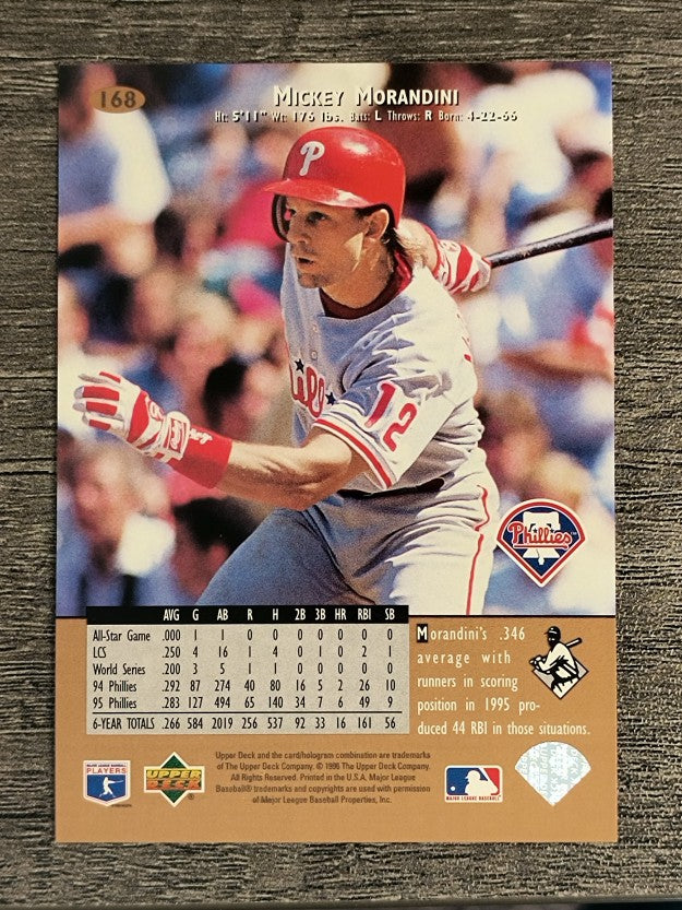 1996 Upper Deck #168 Mickey Morandini