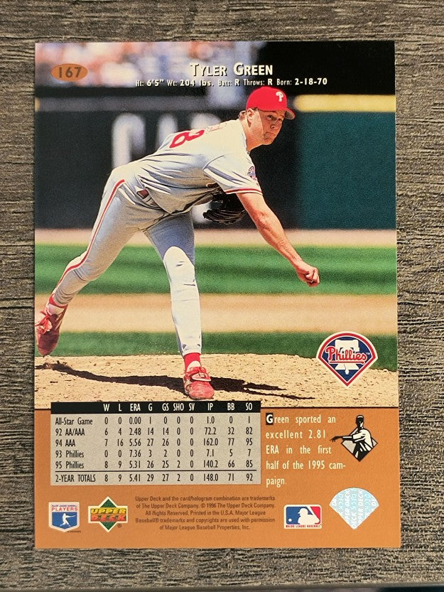 1996 Upper Deck #167 Tyler Green