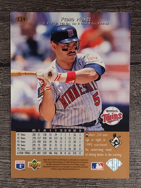 1996 Upper Deck #129 Pedro Munoz