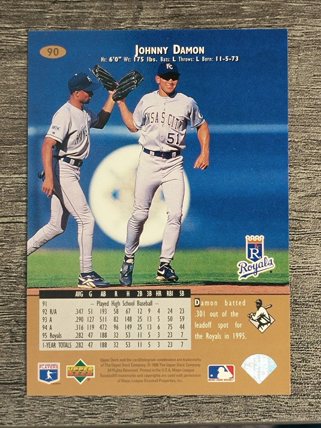 1996 Upper Deck #90 Johnny Damon
