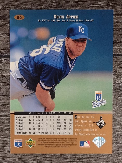 1996 Upper Deck #86 Kevin Appier