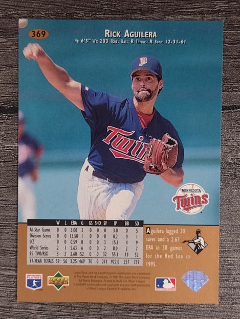 1996 Upper Deck #369 Rick Aguilera