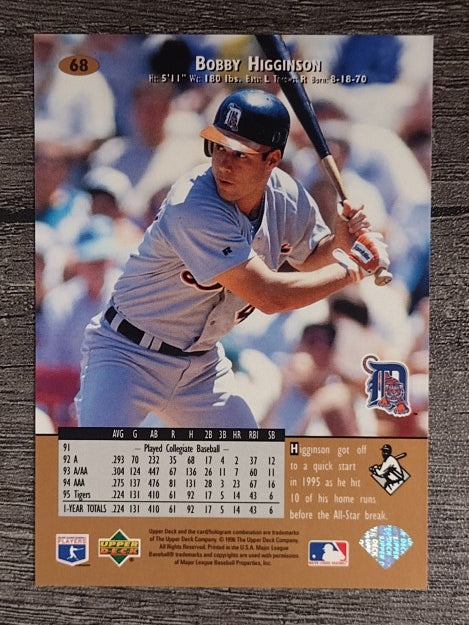 1996 Upper Deck #68 Bobby Higginson