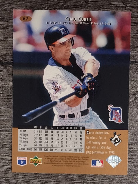 1996 Upper Deck #67 Chad Curtis