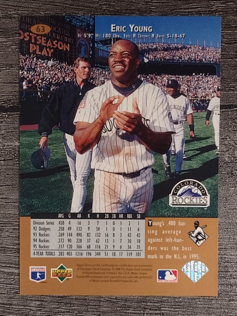1996 Upper Deck #63 Eric Young