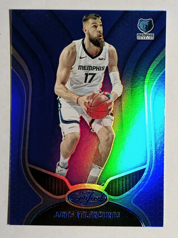 2019-20 Certified Mirror Blue #31 Jonas Valanciunas