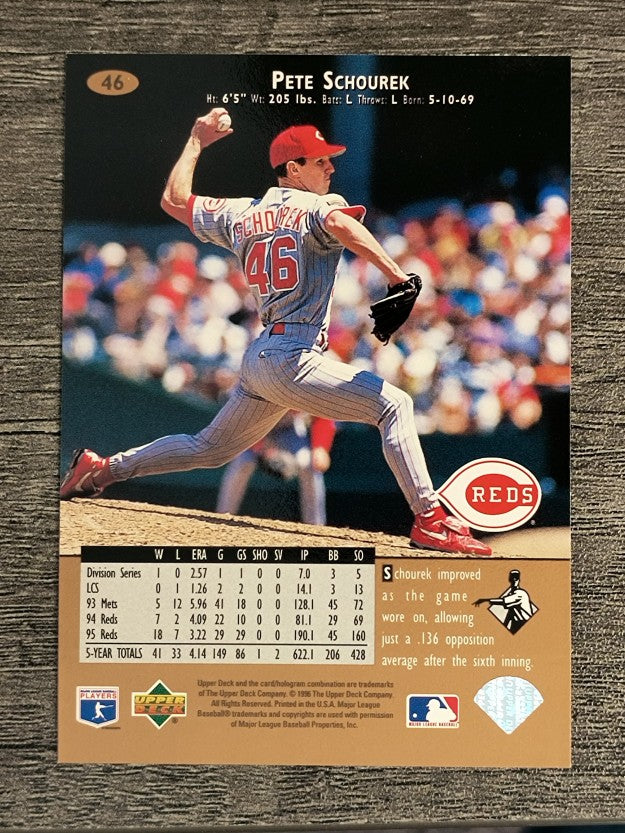 1996 Upper Deck #46 Pete Schourek