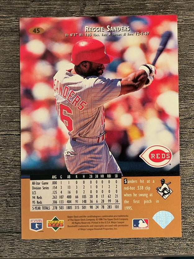 1996 Upper Deck #45 Reggie Sanders