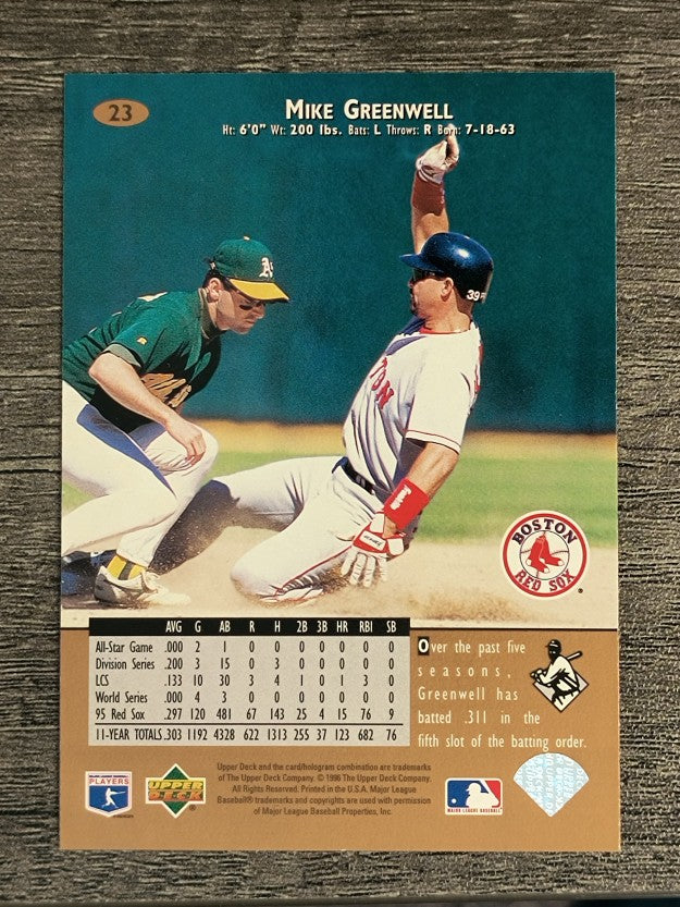1996 Upper Deck #23 Mike Greenwell