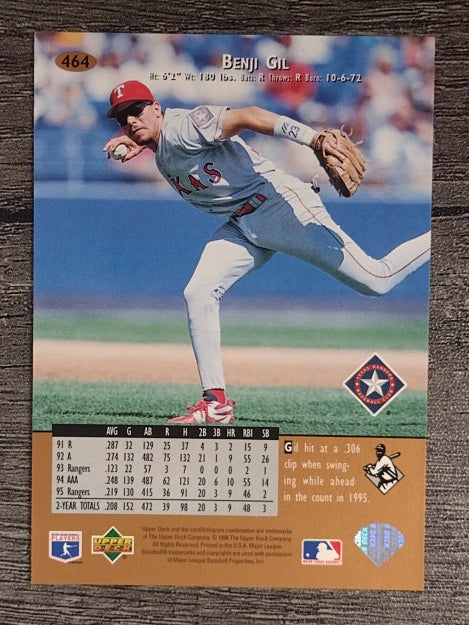 1996 Upper Deck #464 Benji Gil