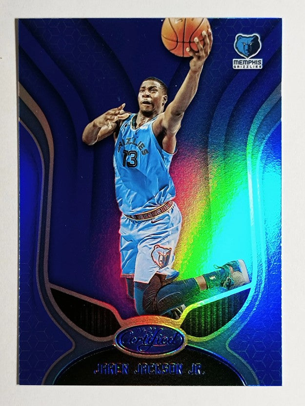 2019-20 Certified Mirror Blue #30 Jaren Jackson Jr.