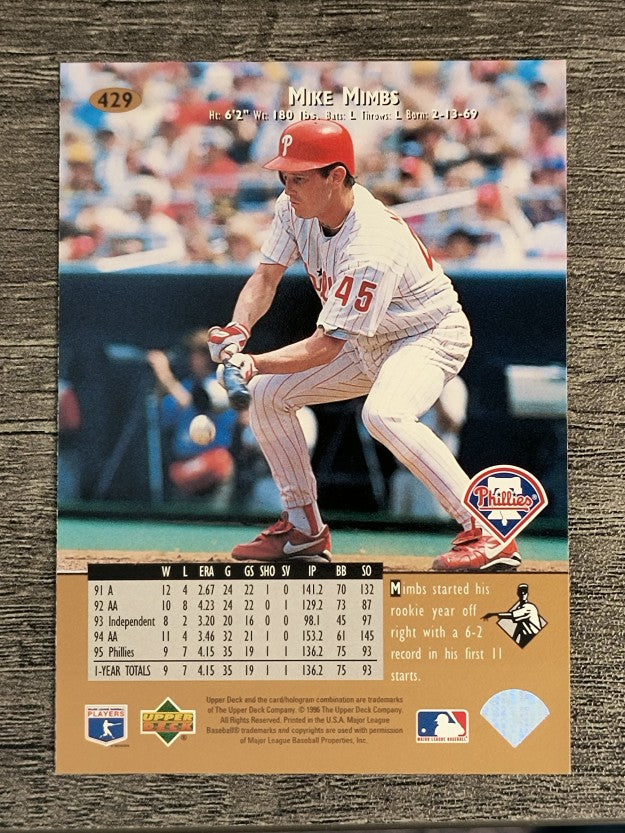 1996 Upper Deck #429 Mike Mimbs