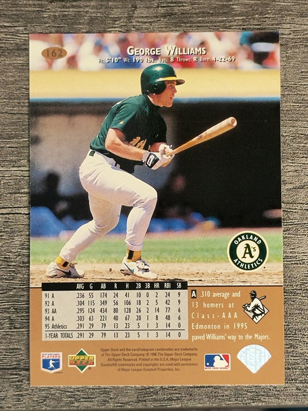 1996 Upper Deck #162 George Williams