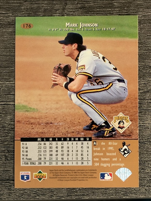 1996 Upper Deck #176 Mark Johnson