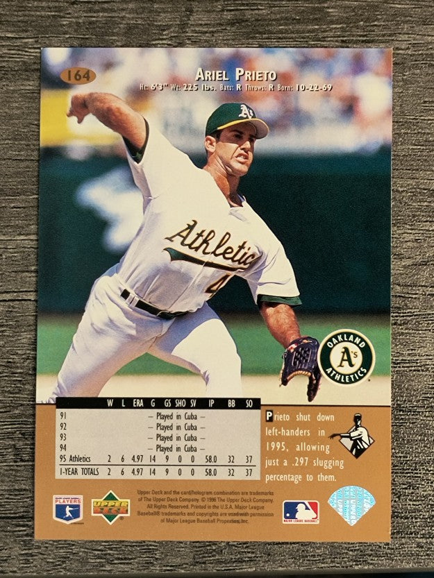 1996 Upper Deck #164 Ariel Prieto