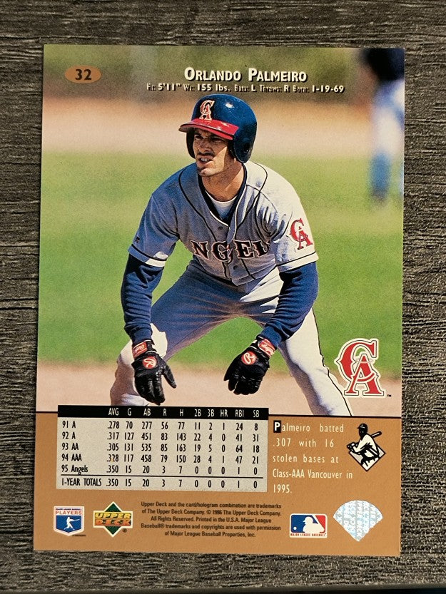 1996 Upper Deck #32 Orlando Palmeiro