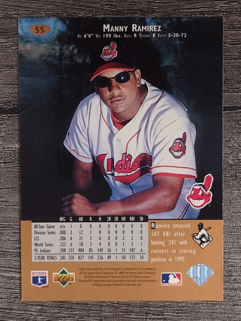 1996 Upper Deck #55 Manny Ramirez