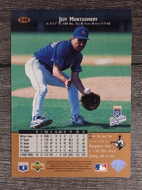1996 Upper Deck #348 Jeff Montgomery