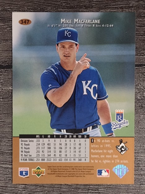 1996 Upper Deck #347 Mike Macfarlane
