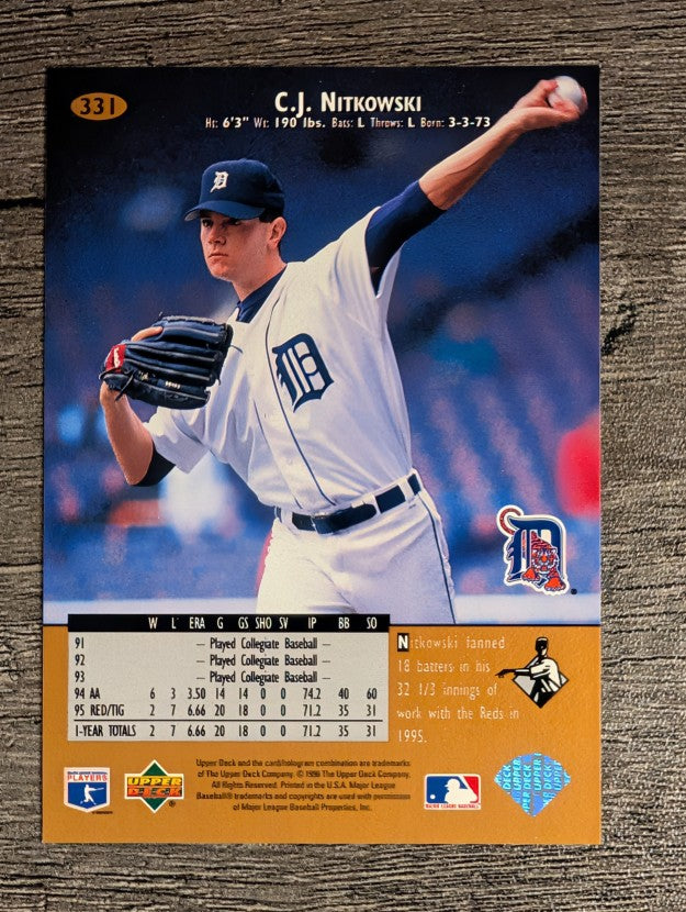 1996 Upper Deck #331 C.J. Nitkowski