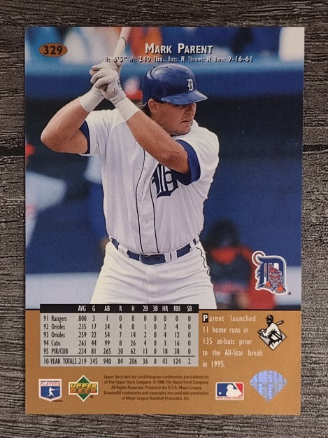 1996 Upper Deck #329 Mark Parent