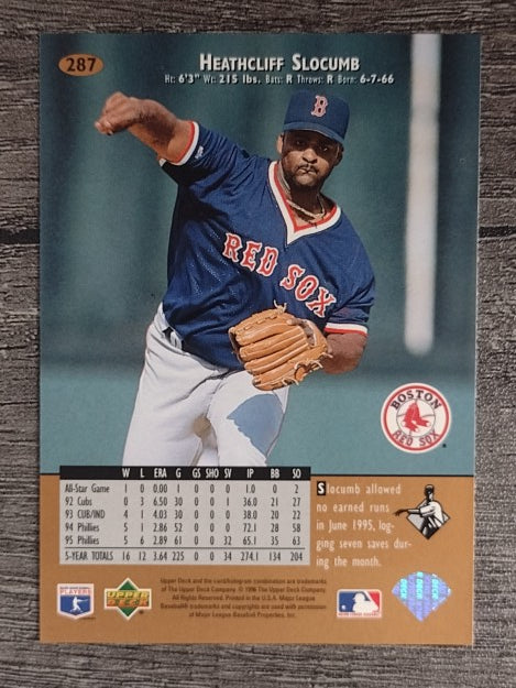 1996 Upper Deck #287 Heathcliff Slocumb