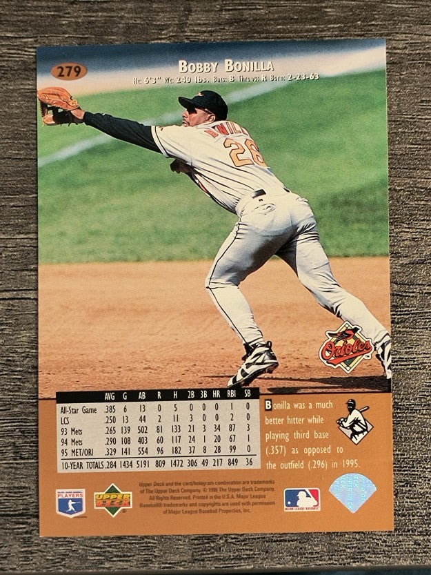 1996 Upper Deck #279 Bobby Bonilla
