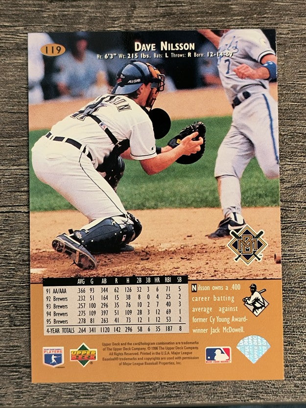 1996 Upper Deck #119 Dave Nilsson