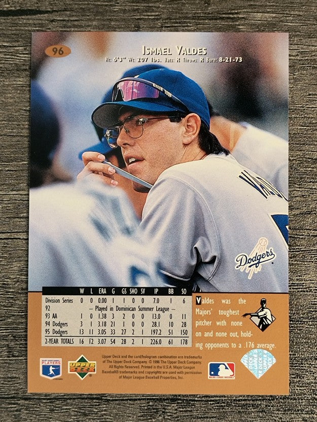 1996 Upper Deck #96 Ismael Valdes