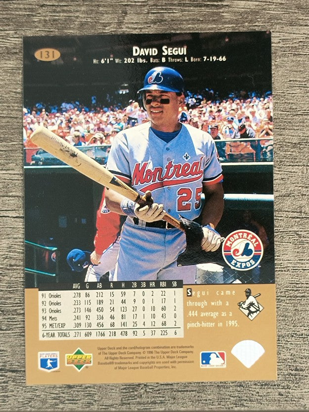 1996 Upper Deck #131 David Segui
