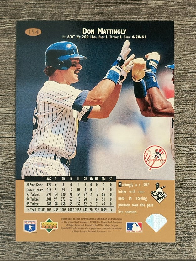 1996 Upper Deck #154 Don Mattingly