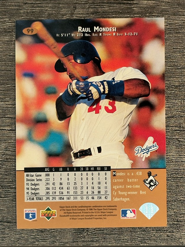 1996 Upper Deck #99 Raul Mondesi
